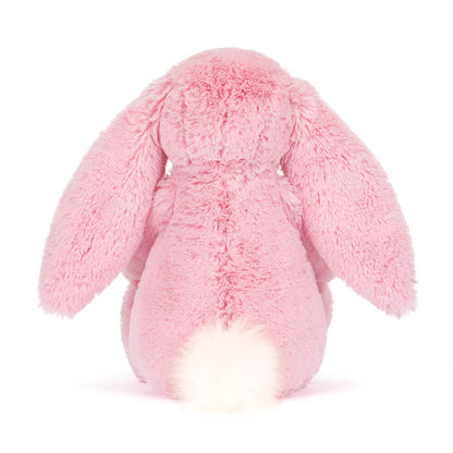Jellycat | Blushkin Blossom Luxe Bunny Original | Rosa | ca. 31 cm Back View - Bamsedyra AS