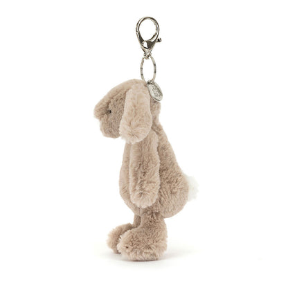 Bashful Bunny Beige Bag Charm 18 cm | Jellycat Detail - Bamsedyra AS