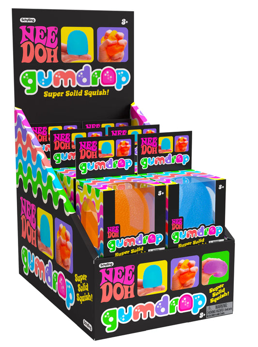 NeeDoh Gumdrop Antistressball 4 assorterte farger - Bamsedyra AS