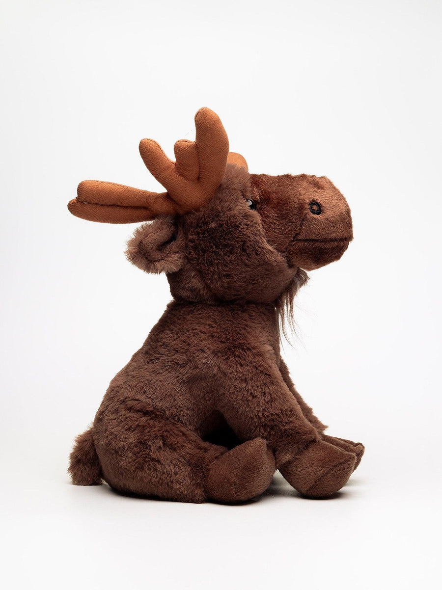 Hilda Fritz Elgbamse – myk og sjarmerende elgkosedyr med karakteristiske gevir, 25 cm