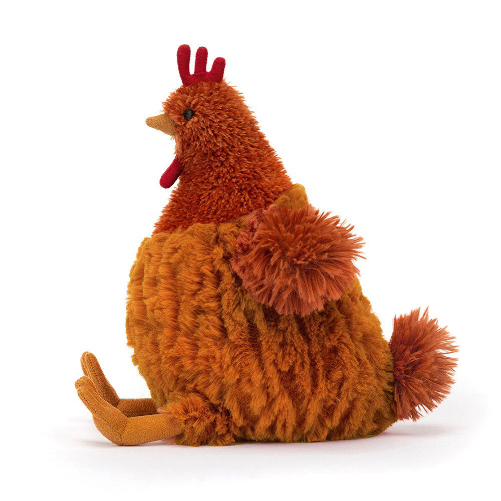 Cecile Chicken | Jellycat Side View - Bamsedyra AS