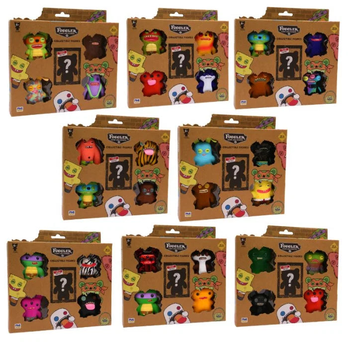 Fuggler x TMNT & SpongeBob Samlefigurer Deluxe 5-pk | PMI