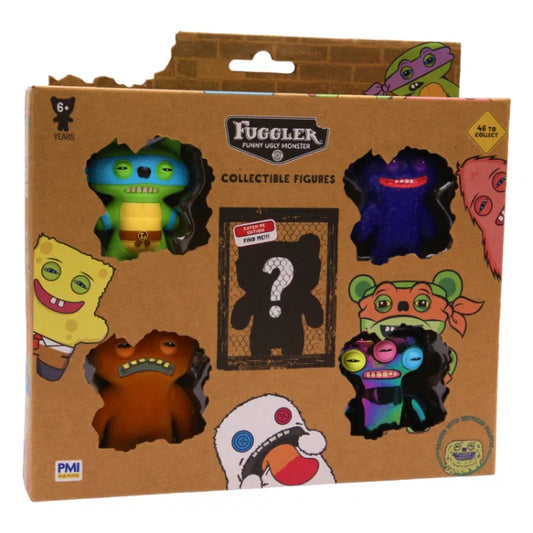 Fuggler x TMNT & SpongeBob Samlefigurer Deluxe 5-pk | PMI