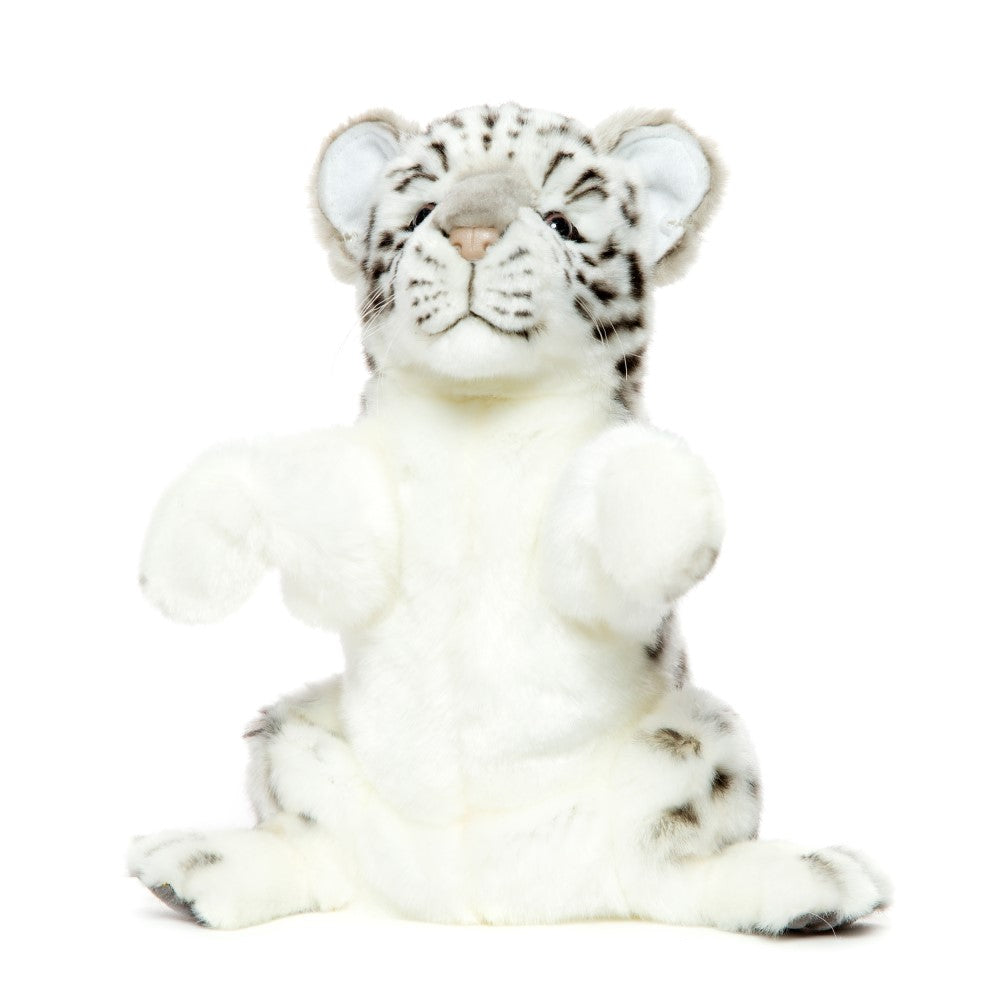Snow Leopard Puppet 32 cm | Hansa Creation Detail - Bamsedyra AS