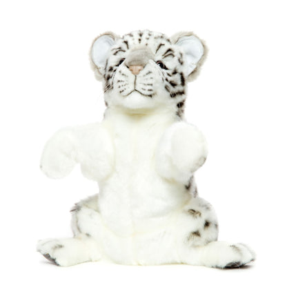 Snow Leopard Puppet 32 cm | Hansa Creation Detail - Bamsedyra AS