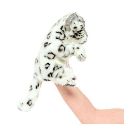 Snow Leopard Puppet 32 cm | Hansa Creation Feature - Bamsedyra AS