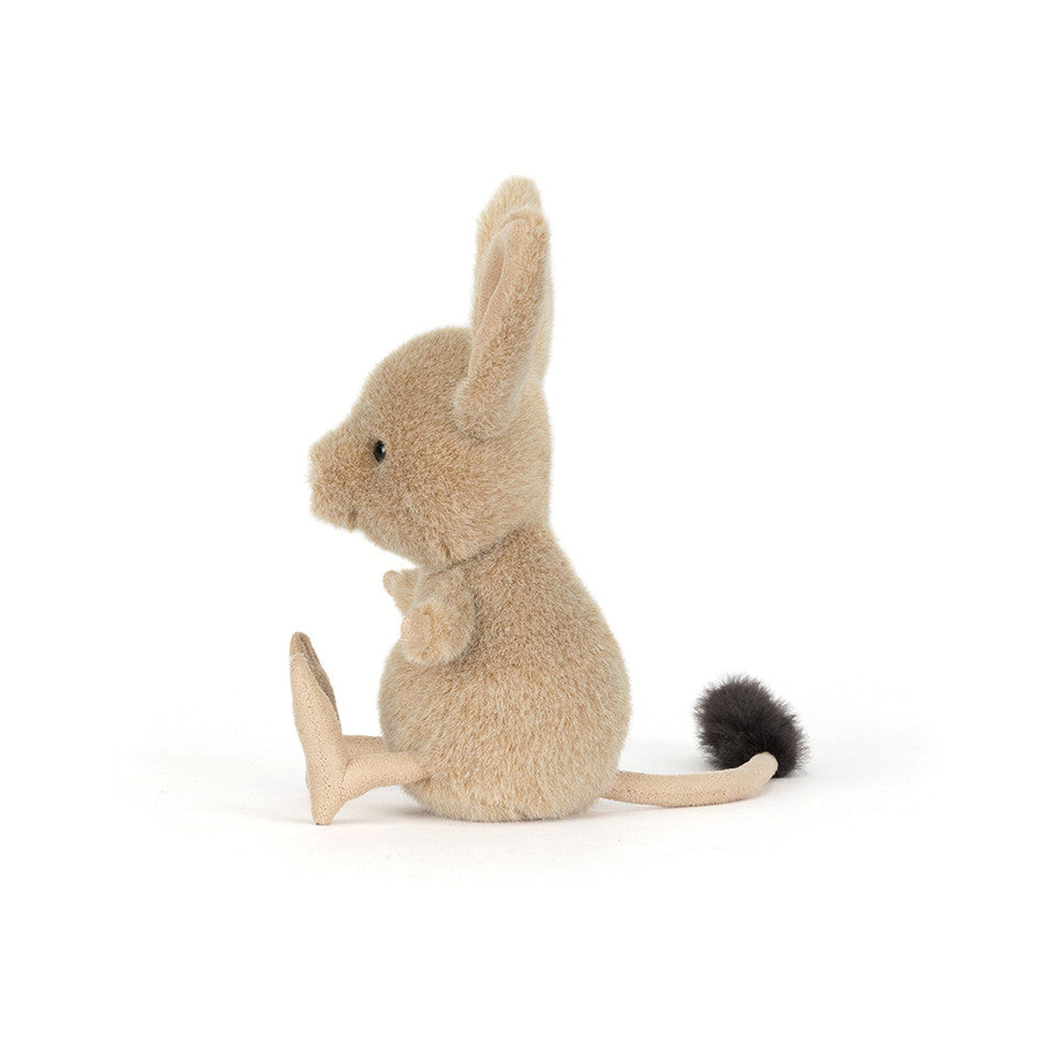 Jellycat | Jerboa | Beige | ca. 15 cm Detail - Bamsedyra AS