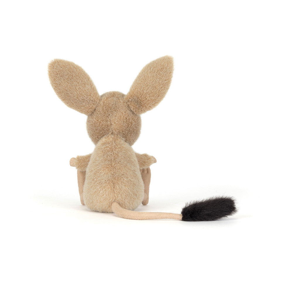 Jellycat | Jerboa | Beige | ca. 15 cm Back View - Bamsedyra AS