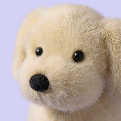 Jellycat | Golden Puppy | Gull | ca. 26 cm Side View - Bamsedyra AS