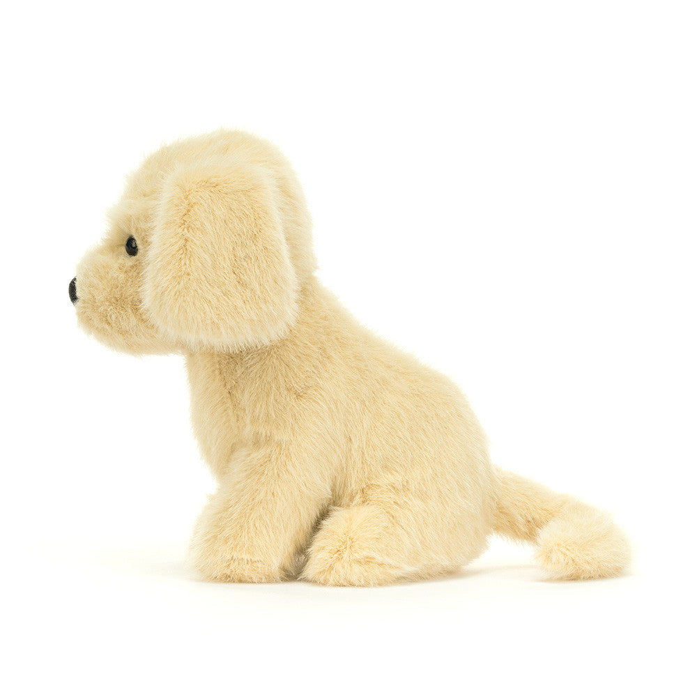 Jellycat | Golden Puppy | Gull | ca. 26 cm Detail - Bamsedyra AS