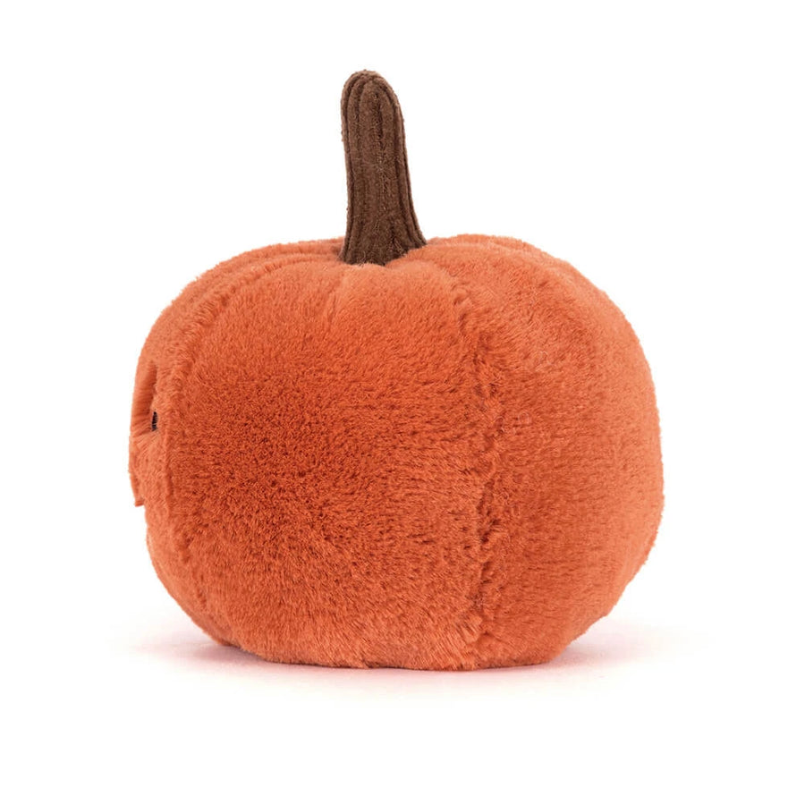 Jellycat Ooky Jack O Lantern – nærbilde av detaljer