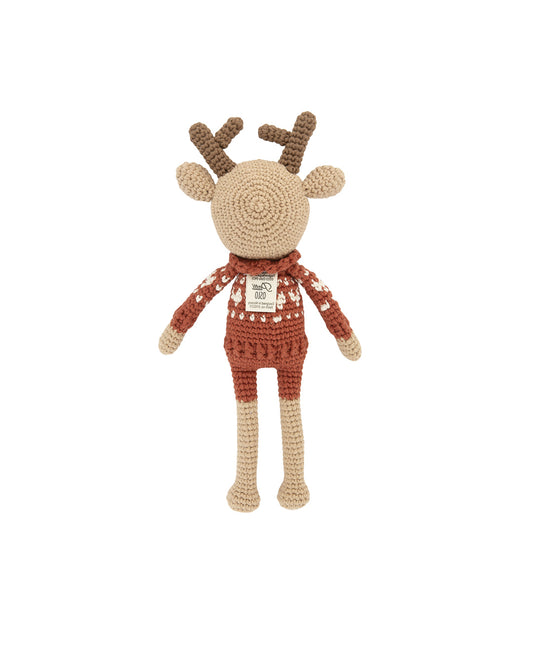 Robin Reindeer i Hjertesweater Sienna | Patti Oslo - Bamsedyra AS