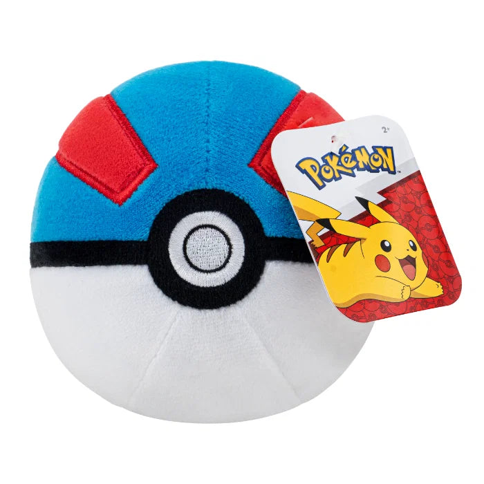 Pokéball Kosedyr 10 cm – Offisiell Pokémon Plysj | Bamsedyra