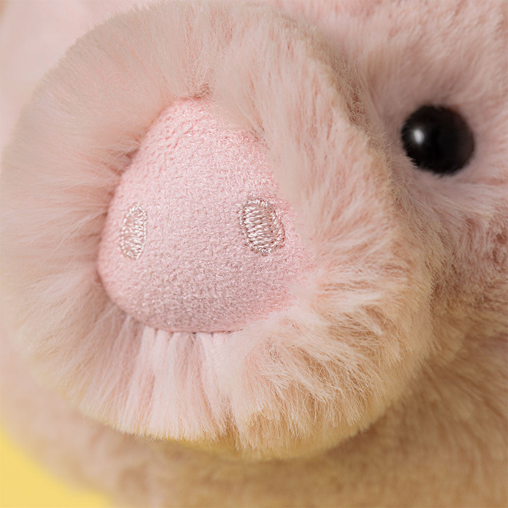 Jellycat | Smudge Pig Original | Rosa | Medium Side View - Bamsedyra AS