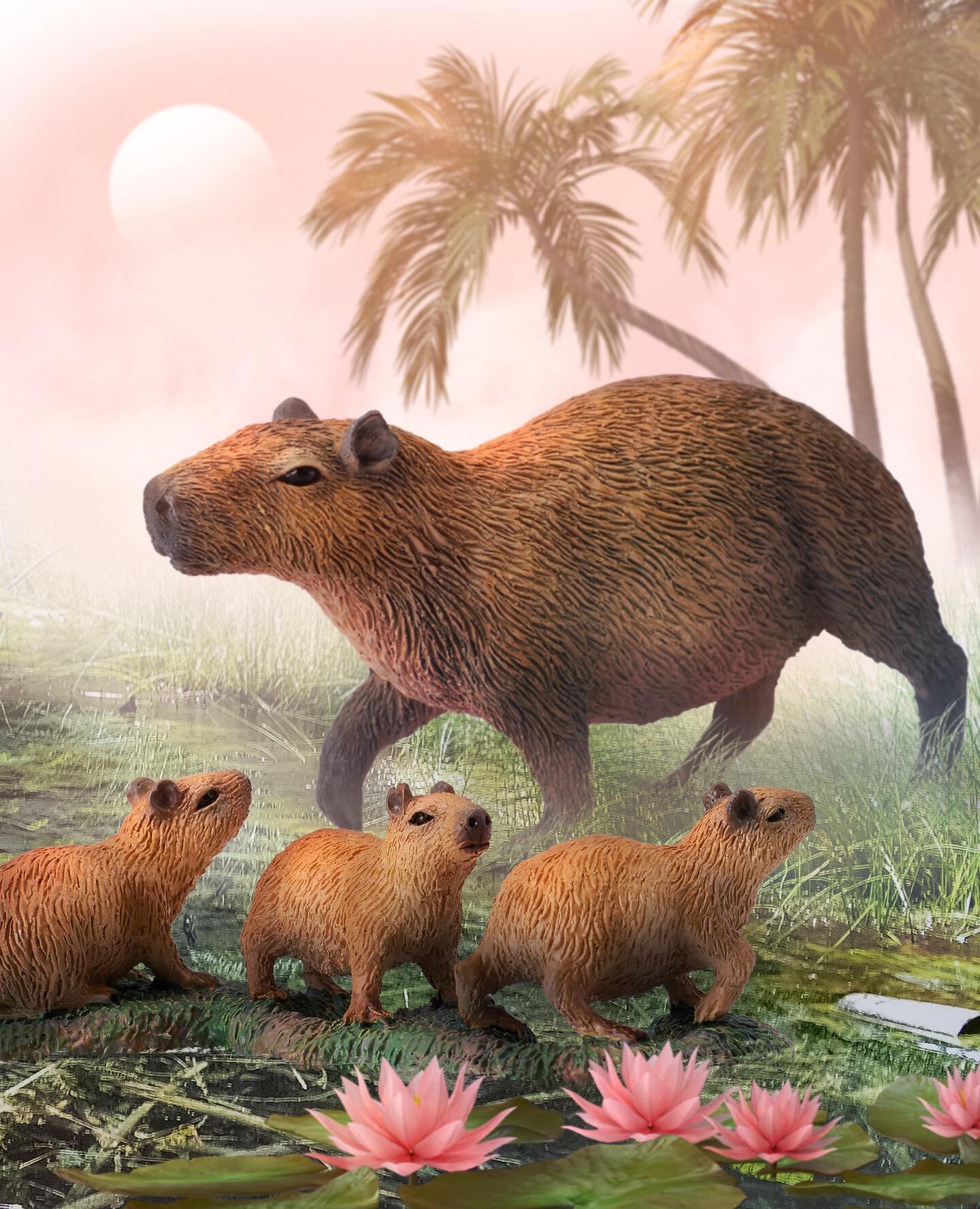 Flodsvin Capybara Side View | CollectA - Bamsedyra AS