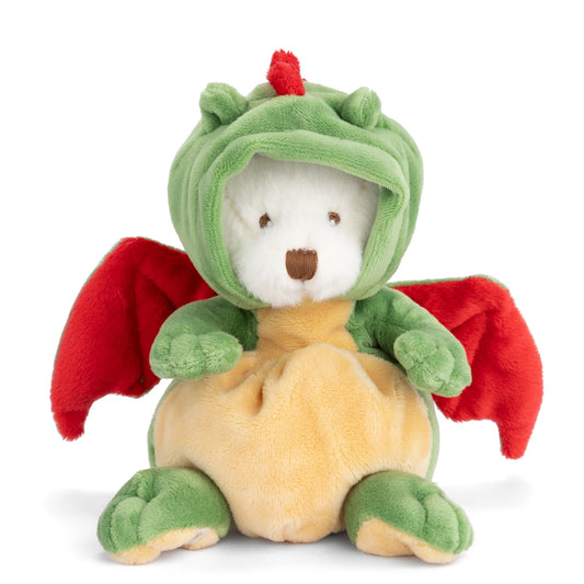Ziggy Dragon bamse 15 cm i grønn dragehette fra Bukowski Design