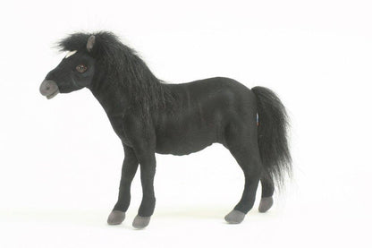 Svart Hest Bamse | Hansa Creation - Bamsedyra AS