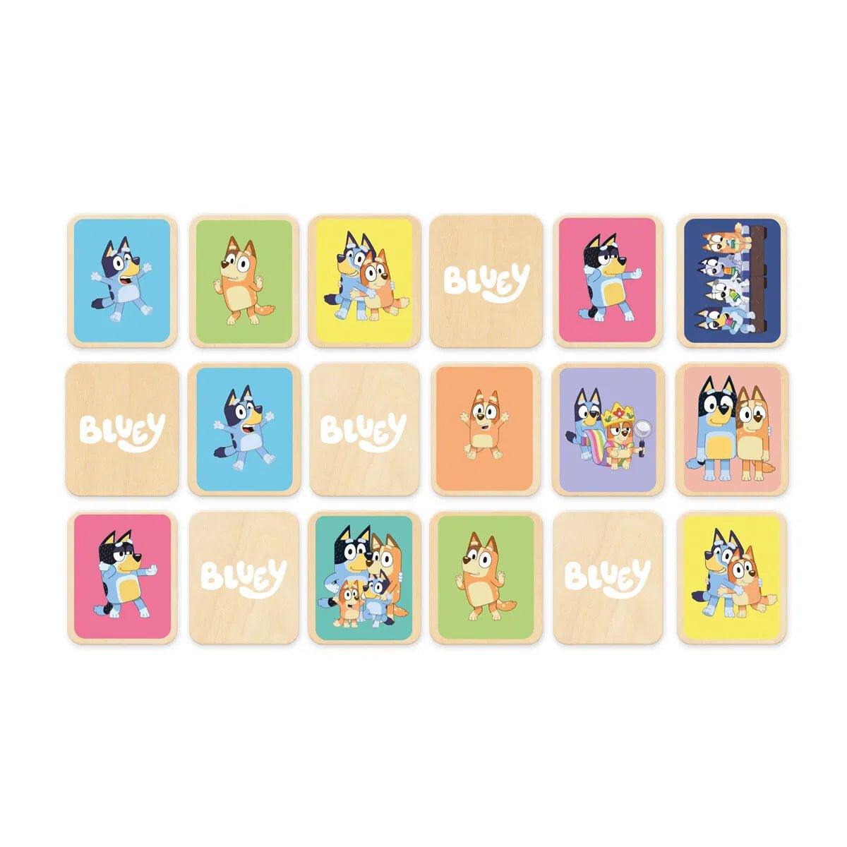 Bluey Memory Game (18 Pieces) - Bamsedyra AS