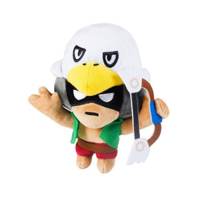 Brawl Stars 16.5cm Plush Figures - Including Bo, Crow, Shelly, Nita, Colt, and El Primo - Bamsedyra AS
