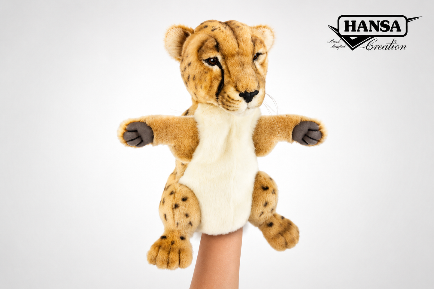 Cheetah Hand Puppet Small | Hansa Creation | 28cm