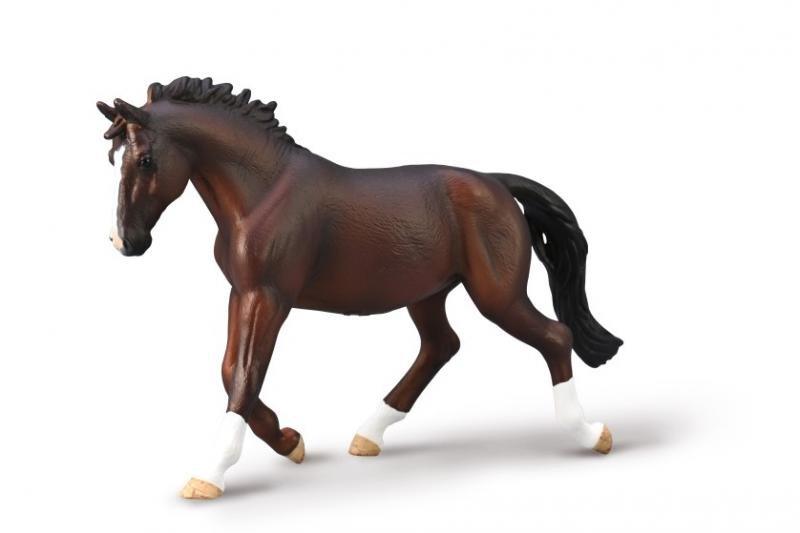 CollectA Oldenburg Hoppe Hestefigur – naturtro oldenburg-hoppe figur