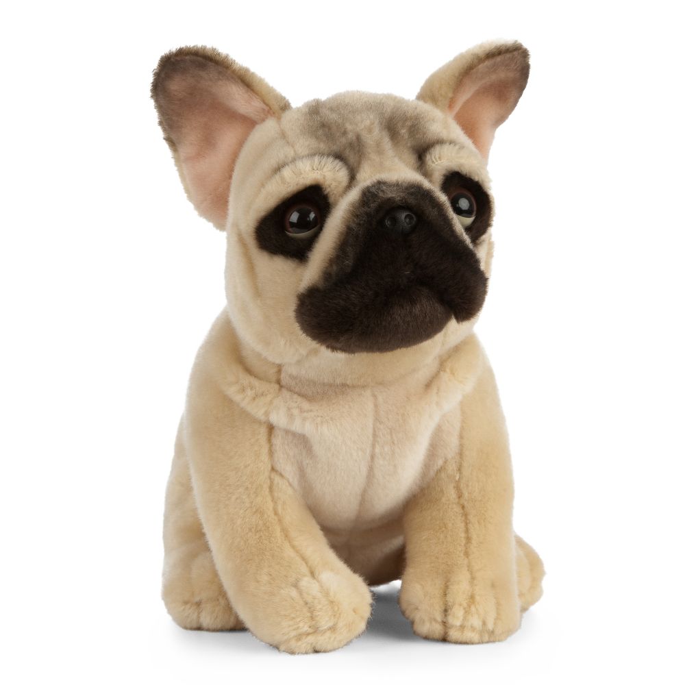 Fransk Bulldog Hundebamse 20 cm – sittende