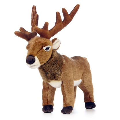 Living Nature | Red Deer Stag | Brun | 30 cm Side View - Bamsedyra AS