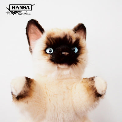 Ragdoll katt hånddukke 30 cm | Hansa Creation (8228) - Bamsedyra AS