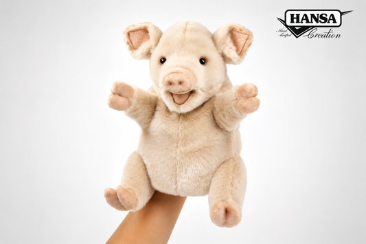Gris Hånddukke | Hansa Creation | 25cm
