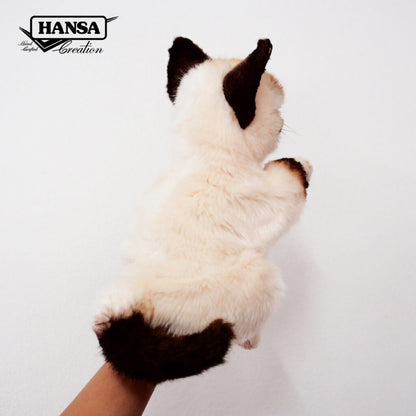 Ragdoll katt hånddukke 30 cm | Hansa Creation (8228) Detail - Bamsedyra AS