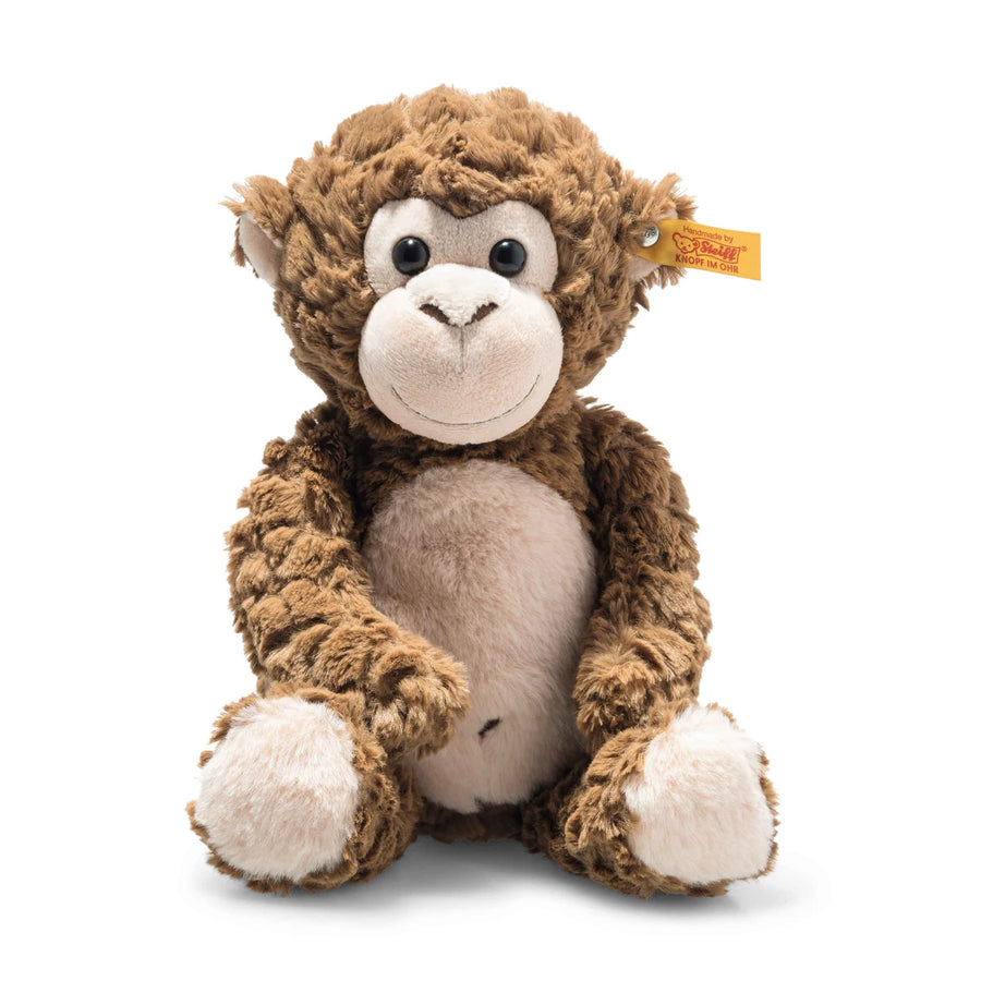 Bodo apebamse 30 cm i lysebrun og beige plysj fra Steiff