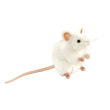 White Mouse Plush | Hansa Creation - Bamsedyra AS